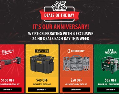 Acme Tools Anniversary Sale 7-24-23 Day 1 Tool Deals