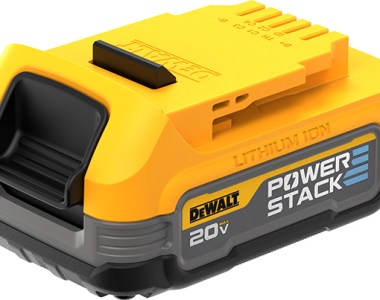 Dewalt PowerStack Cordless Power Tool Battery Angled