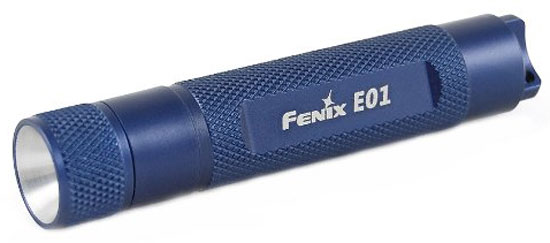 Fenix E01 LED Flashlight Blue