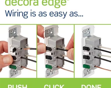 Leviton Decora Edge Switches and Outlets Features Hero