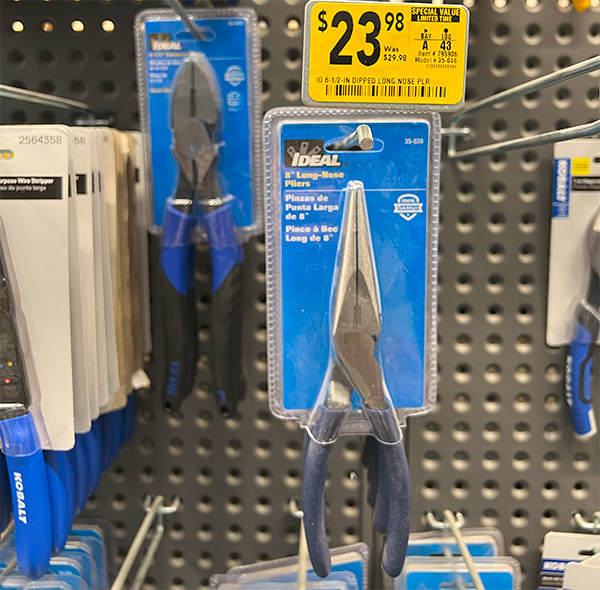 Lowes Clearancing Ideal Pliers 2023