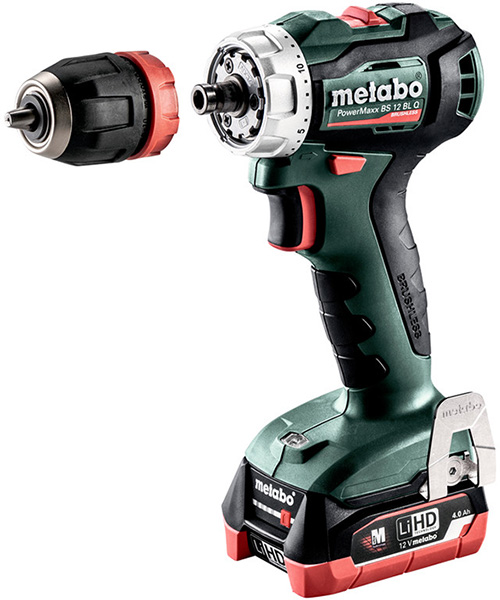 Metabo 12V Cordless Drill with Quick Chuck