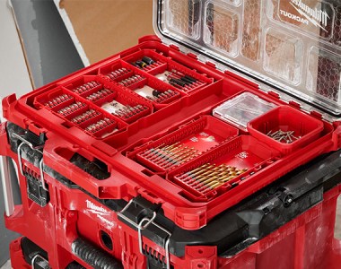 Milwaukee Packout Accessory Cases inside Large Organizer