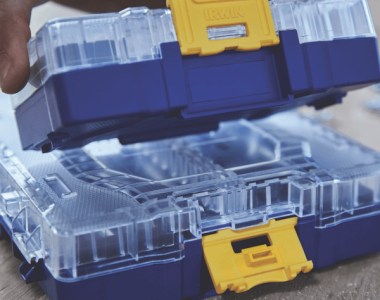 New Stackable Irwin Clear Accessory Storage Cases