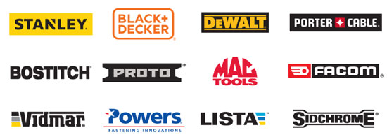 Stanley Black and Decker Tool Brands